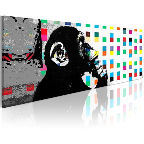  Slika - Banksy: The Thinker Monkey 135x45 Slike