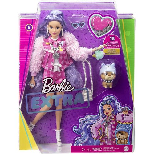 Barbie extra - ljubicasta kosa Slike
