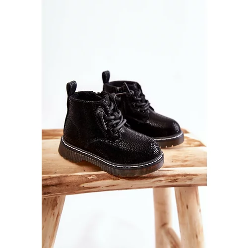Kesi Children's Warm Boots With Zipper Black Betsy