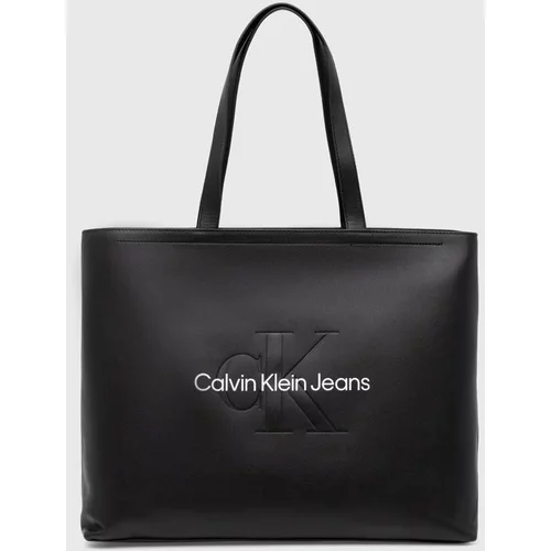 Calvin Klein Jeans Torbica črna barva, K60K612222