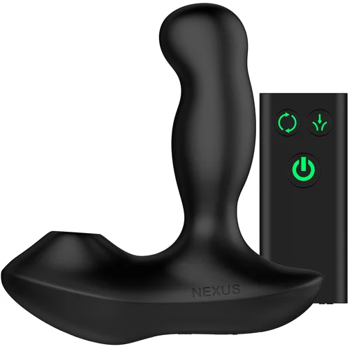Nexus revo air remote control rotating prostate massager with suction