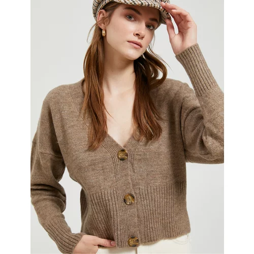Koton Crop Cardigan V-Neck with Buttons
