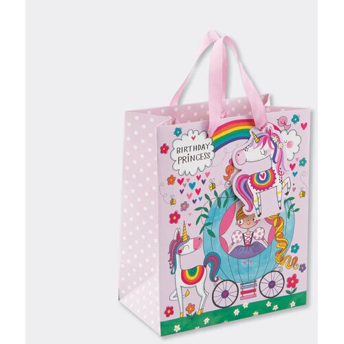 Rachel Ellen Designs Ukrasna kesa Princeza iz bajke, 24x20x11 cm, Roze Slike