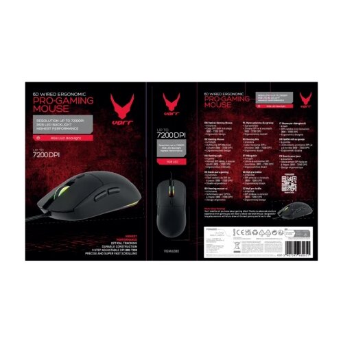 Omega Mouse VGM6080 7200Dpi varr gaming Cene