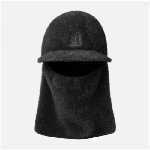 Kangol Faux fur balaclava Crna