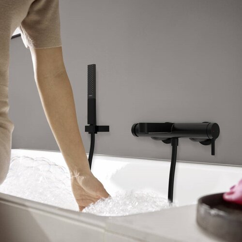 Hansgrohe 76420670 Finoris stenska armatura za kad črna Cene