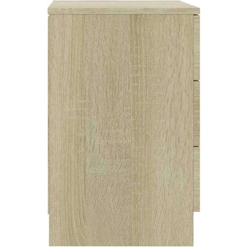VidaXL noćni ormarić boja hrasta sonome 38 x 35 x 56 cm od iverice Slike
