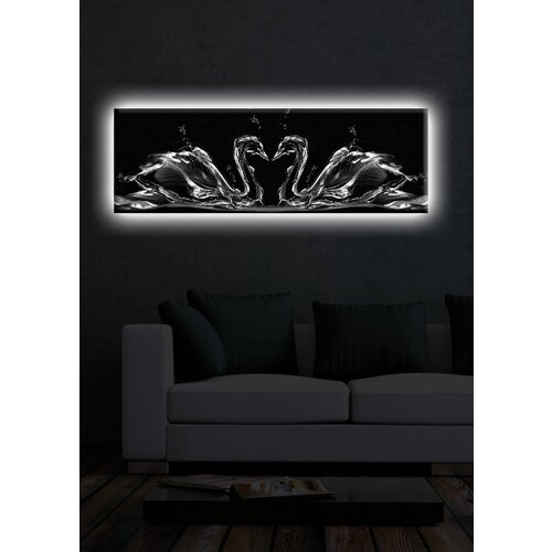 Opviq slika na platnu sa LED osvetljenjem 30x90cm Slike