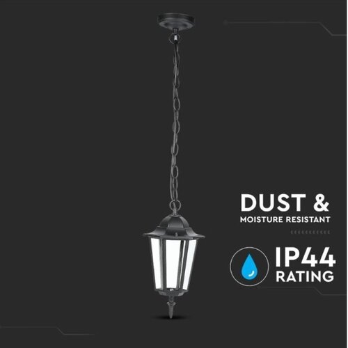  Spolja&amp;scaron;nji luster na lancu 1xE27/40W/230V IP44 crni Slike