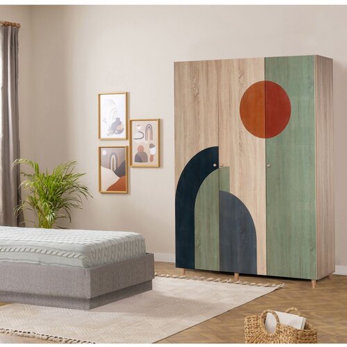 Woody Fashion Ormar Lena 3-972, 135x192x52 cm, &amp;Scaron;areni Slike