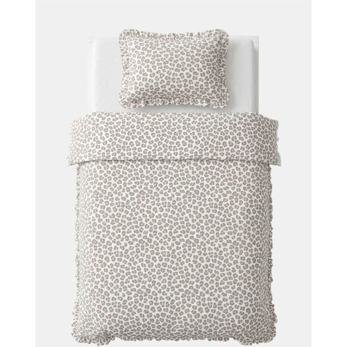 Sinsay Set posteljine s leopard uzorkom i volanima Slike