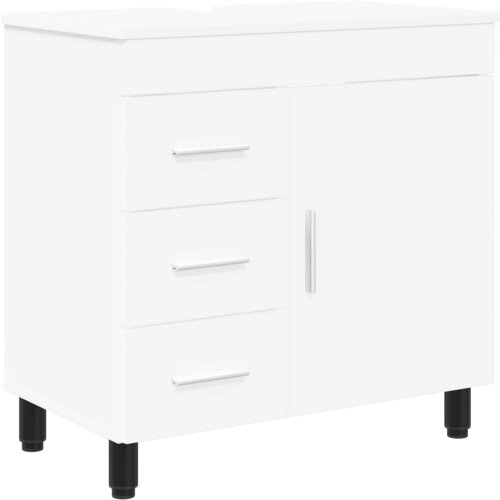 vidaXL Kopalni&scaron;ka enota Bela 60 x 35 x 60 cm Inženirski les, (5000246248) Cene