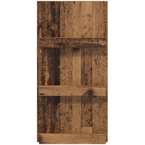  Polica za časopise s policom Staro drvo 51 x 11 x 102 cm Slike