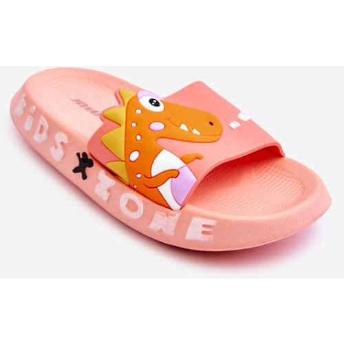 Boto Children's Foam Slippers Dinosaur Light pink Dario Cene