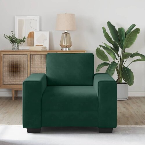 SOFA fotelja tamnozelena 100x77x82 cm bar&amp;scaron;un - Tamnozelena 1 100 cm Slike