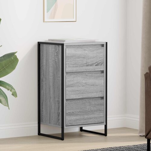 vidaXL Kreveta Siva Sonoma 42 x 36 x 75.5 cm Konstruirano drvo Cene