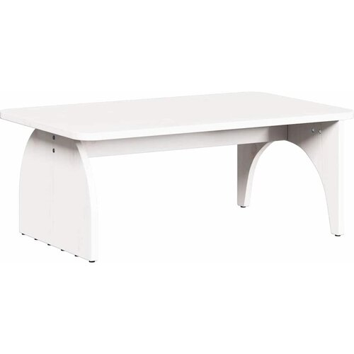  Kava Stol Bijelo 80 x 50 x 31 cm Masivna borovina Slike