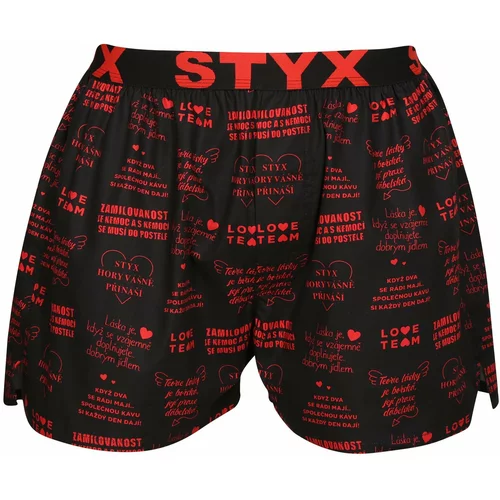 STYX Men's Boxer Shorts art sports rubber Valentine's Day lyrics