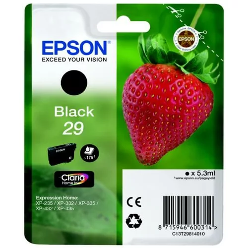 Epson Kartuša 29 BK (C13T29814010) (črna), original