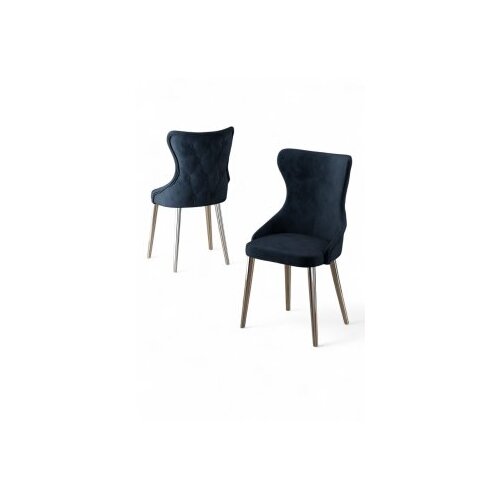 Hanah home set stolica (4 komada) alpa anthracite chrome Cene