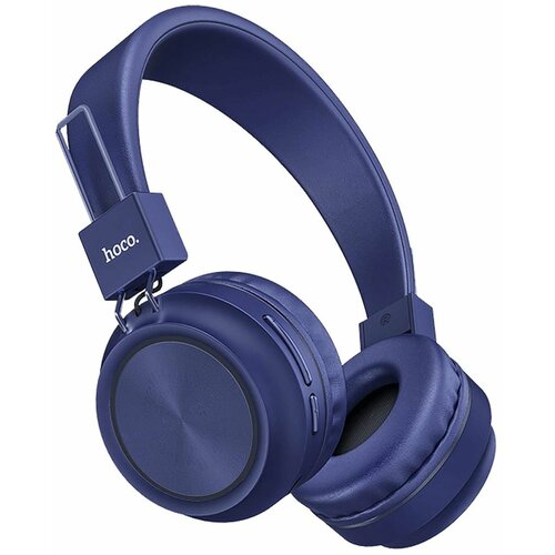 Hoco Bežične stereo slušalice, Bluetooth, 12h rada, mikrofon - W25 Promise Plave Slike