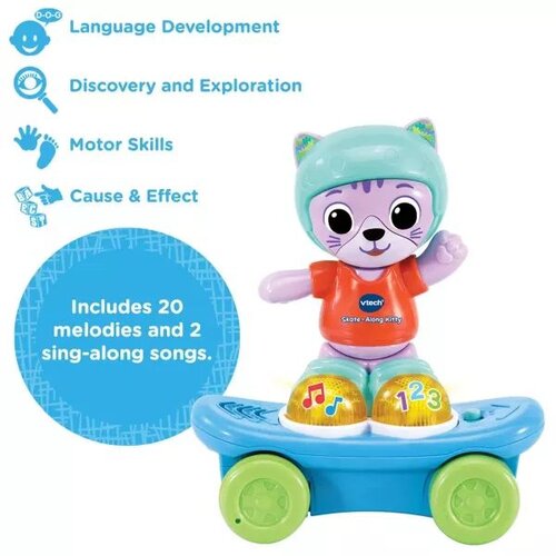 Vtech igrača za dojenčke skateboarding mucka baby Slike