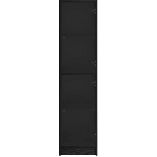  Highboard Crni hrast 35 x 37 x 142 cm Konstruirano drvo Slike
