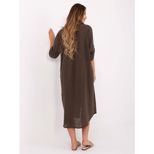 Och Bella Dress-TW-SK-BI-24135.81-dark brown Slike