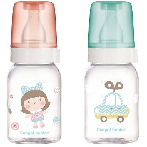 Canpol babies staklena flašica 42/202 120ML "print" Cene
