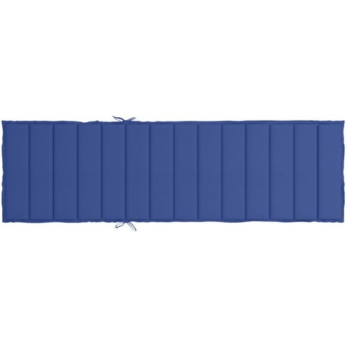  Jastuk za ležaljku kraljevsko plavi 200x50x3 cm tkanina Oxford Slike