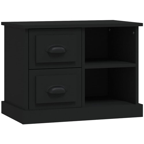 Maison Chic Nočna omarica - Nočna miza črna 60x35,5x45 cm, (21690629) Cene