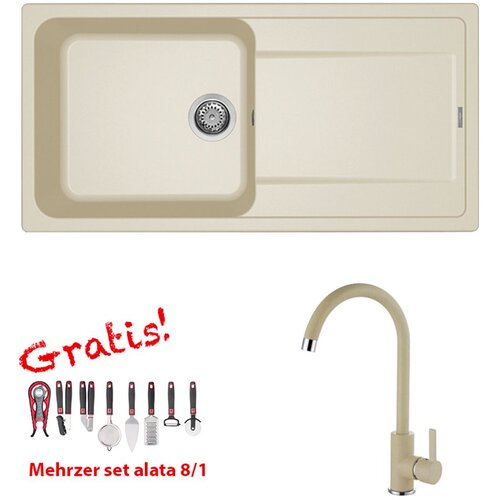 ELLECI Set Life 480 + slavina C01 Bianco Antico Cijene