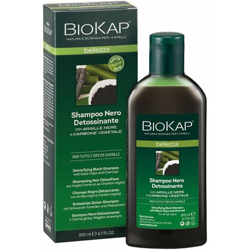 Biokap crni šampon za detoksikaciju 200ml Cene