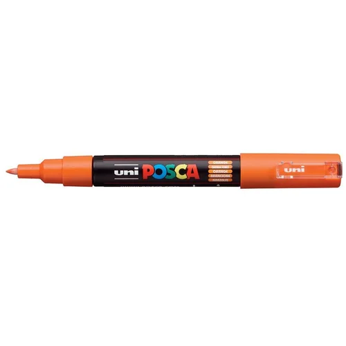 POSCA Uni flomaster; konica 0,7 mm bullet; oranžen, (21290446)