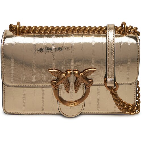 Pinko Ročna torba Love One Mini Dc PE 25 PLTT 100074 A26X Zlata Cene