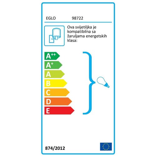 Eglo Rravello vanjska zidna/1, e27, 28w, ip44, senzor, pocinčani čelik/plastika/crno Cene