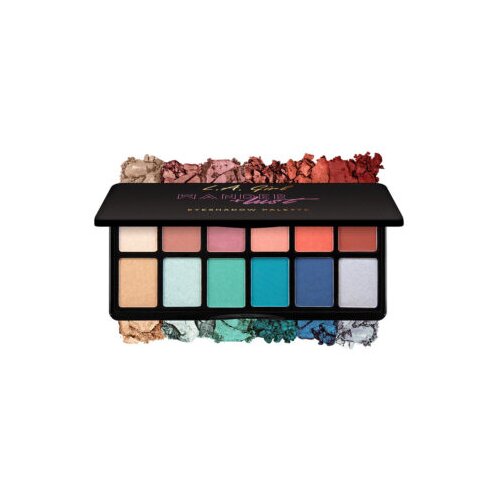  L.A. COLORS FANATIC PALETA SJENA ZA OČI WANDERLUST 12G Slike