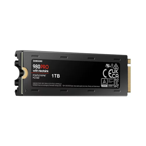 Samsung SSD 980 PRO 1TB mit Kühlkörper MZ-V8P1T0CW M.2 2280 NVMe/PCIe 4.0