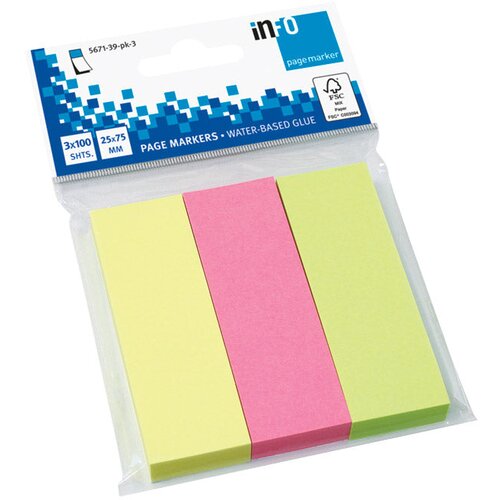  ZASTAVICA 25X75MM 3BOJEX100L PAPIR GLOBAL NOTES 5671-39-PK3 SORTIRANO BLISTER Cijene