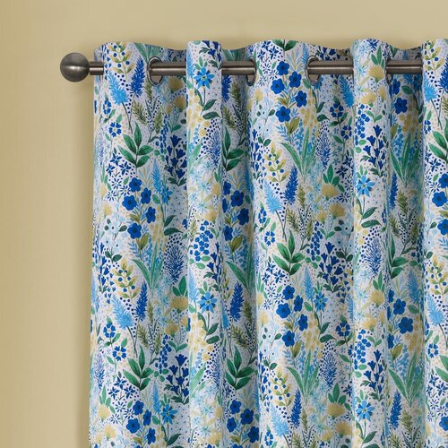 Catherine Lansfield Zelene/modre zavese v kompletu 2 ks 168x229 cm Tilly Floral – Cene