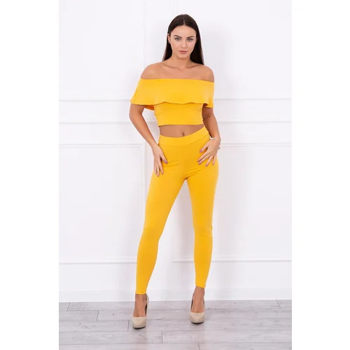 Kesi Ruffle mustard set