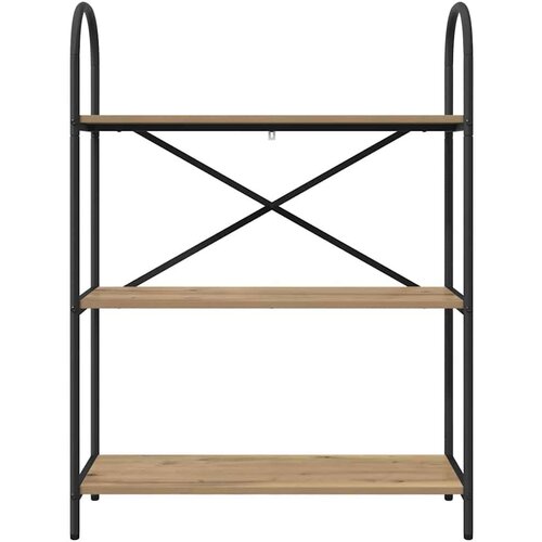 VidaXL Polica hrast artisan 80 x 30 x 109 cm Konstruirano drvo Slike