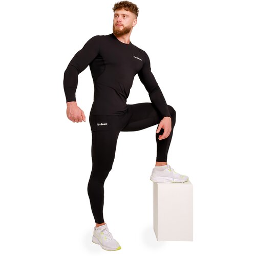 GymBeam High Compression Long Sleeve T-shirt Black Slike