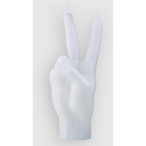 CandleHand Peace Small Candle white Cene