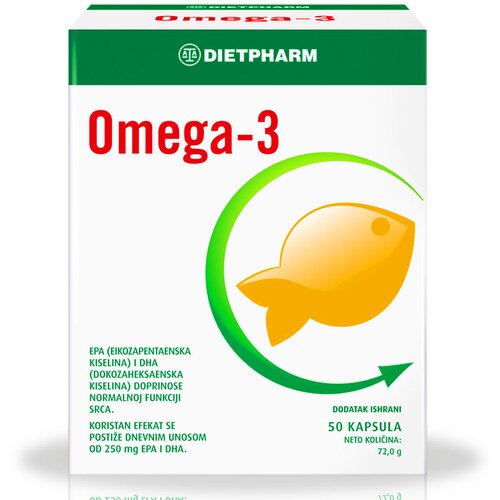 Dietpharm omega 3 masne kiseline 50 kapsula 112458 Cene