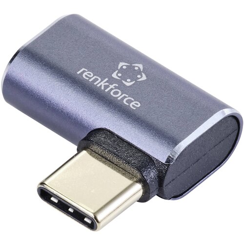 Renkforce USB4&reg; adapter [1x USB4&reg; vtičnica - 1x ženski konektor USB-C&reg;] 90&deg; kotni levo\, aluminijasti vtič, (20460091) Cene
