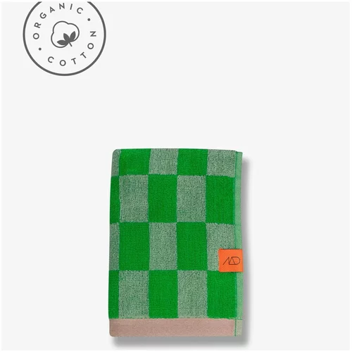 Mette Ditmer Denmark Zeleni ručnik od organskog pamuka 50x90 cm Retro -