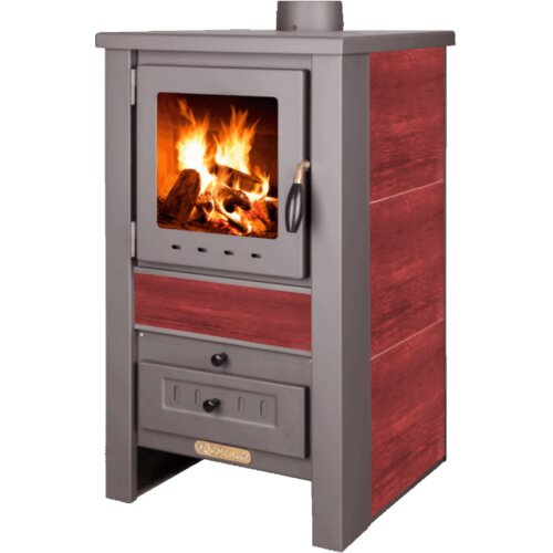PRO-TERMO Peć na čvrsto gorivo, 7.5kW &ndash; NOVA G Pro, Crvena Cijene