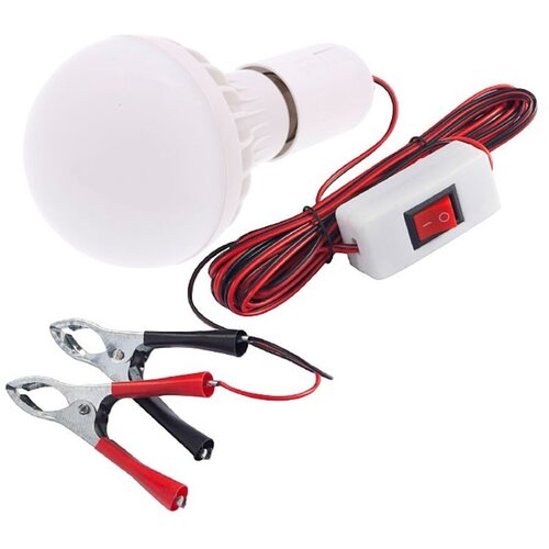 CM LED sijalka 12V 9W s krokodilčki za priklop na akumulator in stikalom Cene