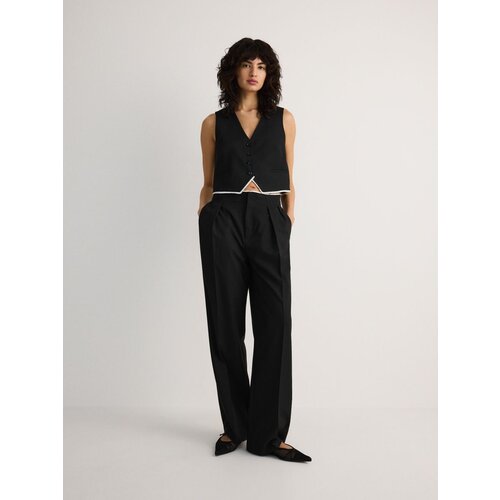 Reserved Ladies` trousers - črna Cene